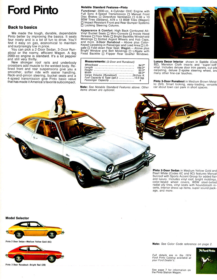 1974 Ford Full-Line Brochure Page 2